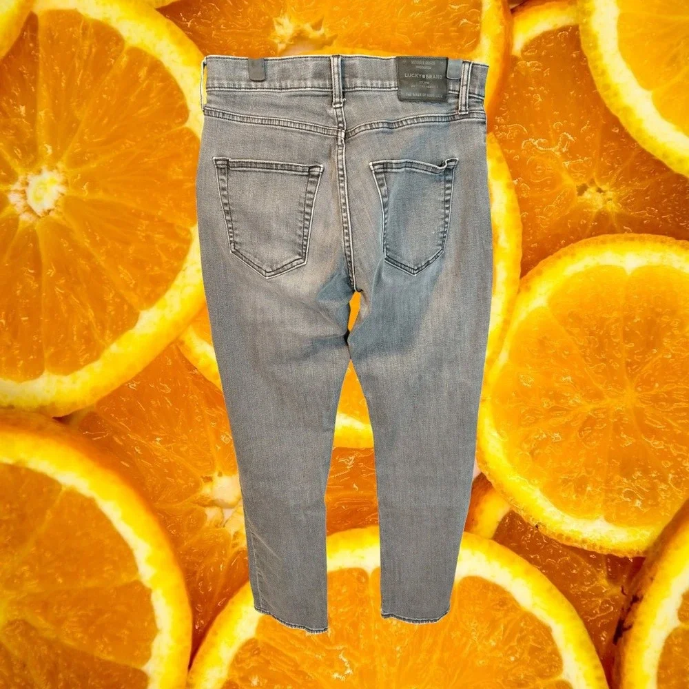 Lucky Brand 410‎ Athletic Slim Jeans Mens Gray Wash Size 29x32